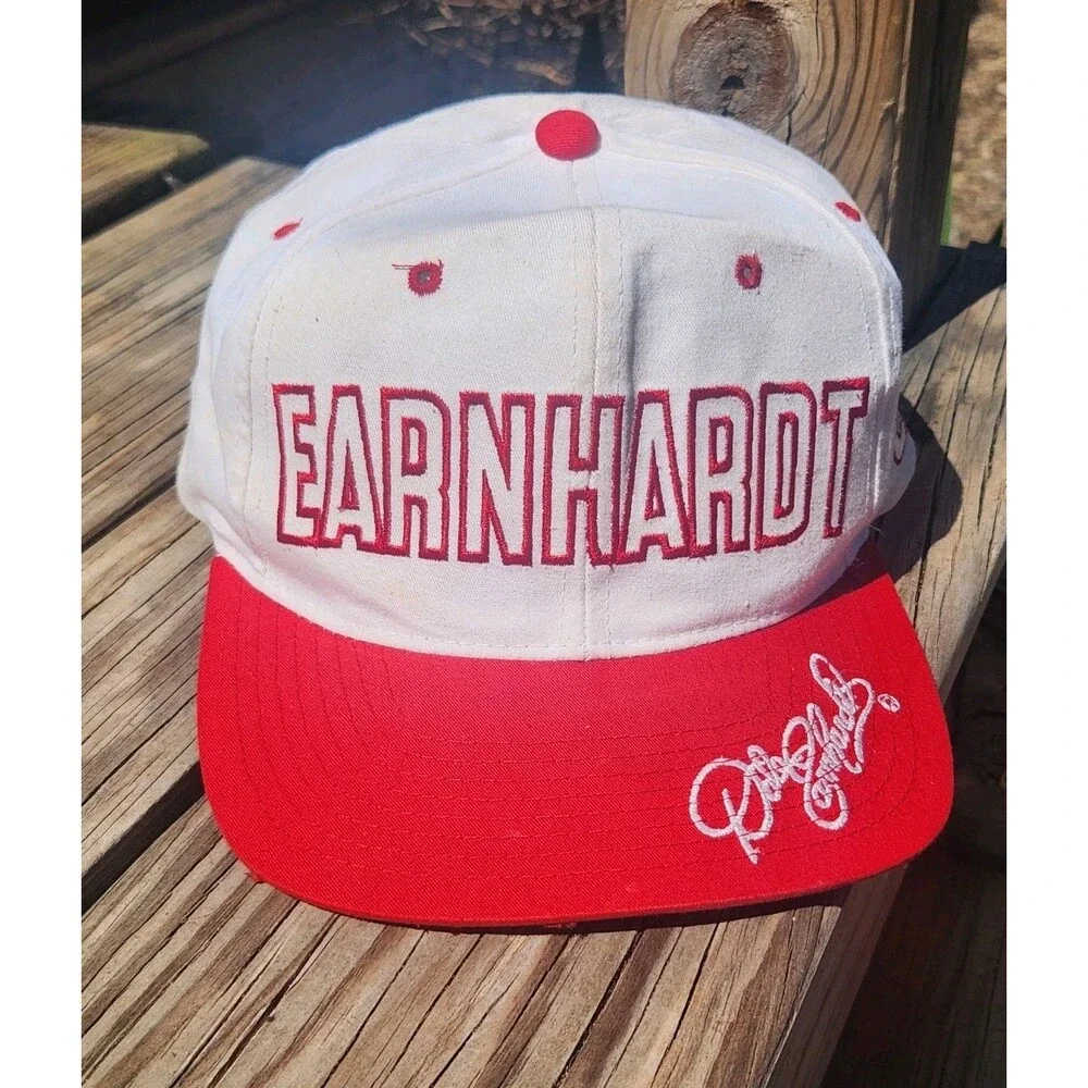 Dale Earnhardt #3 Nascar Competitors View Hat 1999 White Red Snapback Cap